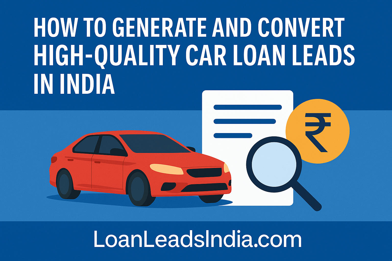 How to Generate and Convert High-Quality Car Loan Leads in India